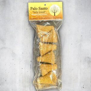 Palo Santo Cones Pack of 6 Natural Incense Cones from Peru Perfect for Cleansing